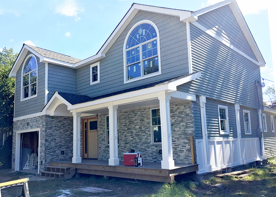 Complete New Construction & Renovation - New Roof, New Siding, New Portico, New Steps