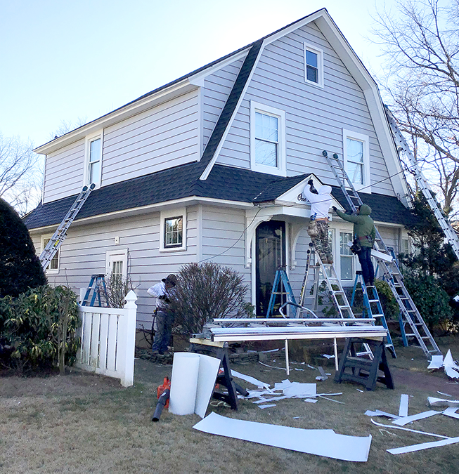 AFTER - New Roof, New Siding, New Gutters - Babylon, NY